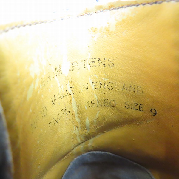 実際に弊社で買取させて頂いたDr.Martens/ドクターマーチン サイドゴアブーツ ブラック 45NEO/9の画像 5枚目