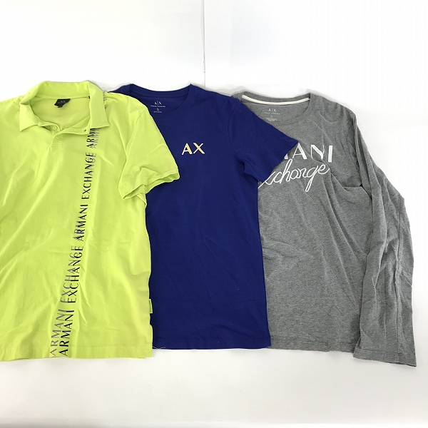 実際に弊社で買取させて頂いた【おまとめ】ARMANI EXCHANGE/アルマーニエクスチェンジ 長袖/半袖Tシャツ/ポロシャツ