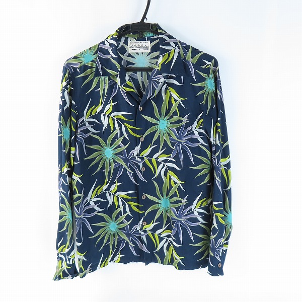 実際に弊社で買取させて頂いたWACKO MARIA/ワコマリア PRINTED FLOWER L/S HAWAIAN SHIRTS 長袖シャツ/L