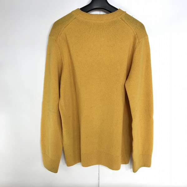 実際に弊社で買取させて頂いたMAISON KITSUNE/メゾンキツネ ロゴワッペン クルーネック ニット セーター FM00503KT1014/Sの画像 1枚目