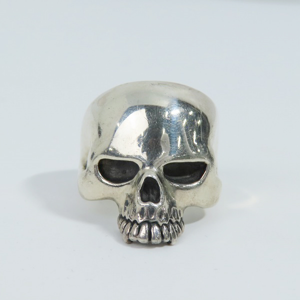 実際に弊社で買取させて頂いたCRAZY PIG/クレイジーピッグ EVIL SKULL RING LARGE/ラージエビルスカル リング 21号の画像 1枚目