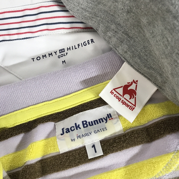 実際に弊社で買取させて頂いた【おまとめ】Jack Bunny!! by PEARLY GATES/ジャックバニー le coq sportif/ルコック 等 レディースゴルフウエア