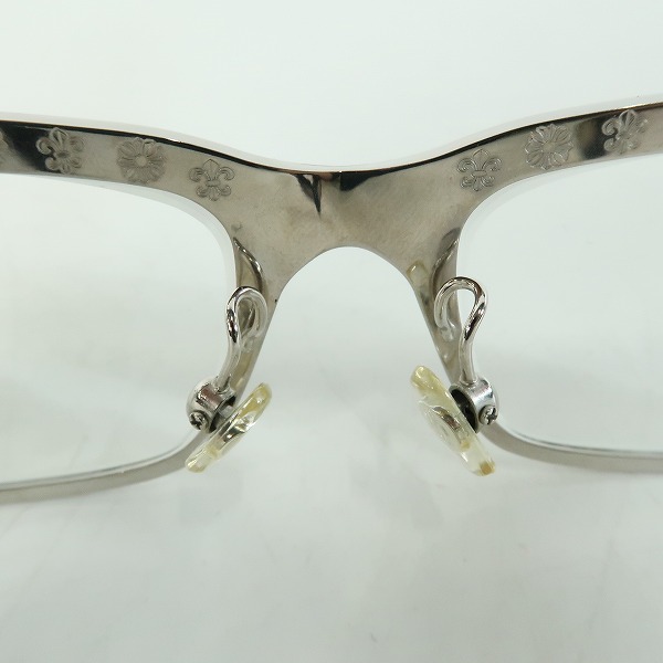 実際に弊社で買取させて頂いたA'rossvy/ロズヴィー 15周年モデル ダイヤモンド メガネフレーム/アイウェア MOD004の画像 4枚目