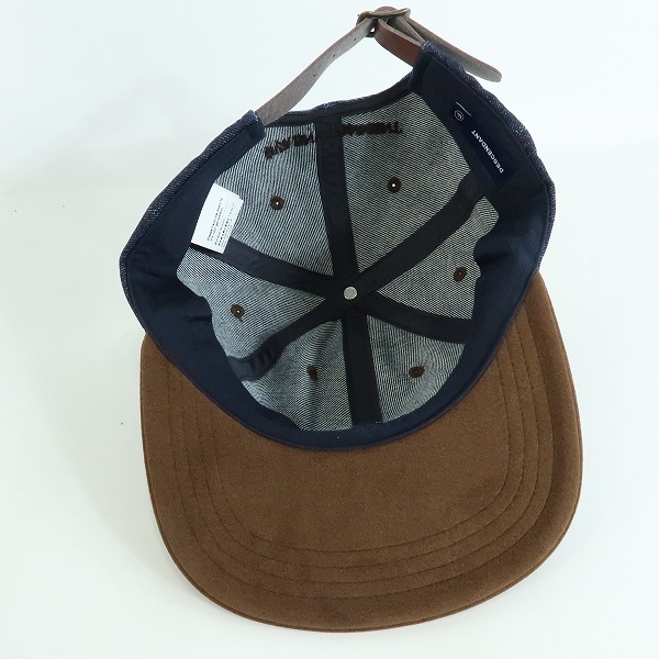 実際に弊社で買取させて頂いたDESCENDANT/ディセンダント SPY HOP 6PANEL CAP/スカイ ホップ 6パネル キャップ インディゴ/Fの画像 2枚目