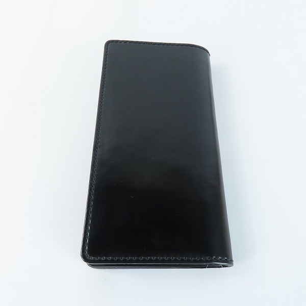 実際に弊社で買取させて頂いたFUNNY/ファニー CORDOVAN/コードバン ブラック 長財布の画像 1枚目