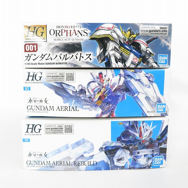 実際に弊社で買取させて頂いた【未組立】バンダイスピリッツ HG 1/144 ガンダムバルバトス/エアリアル,改修型 3点セット/鉄血/水星の魔女/ガンプラの画像 4枚目
