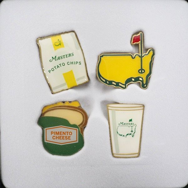 実際に弊社で買取させて頂いた【未使用】MASTERS/マスターズ ゴルフ ボールマーカー  4個ｘ1セットの画像 1枚目