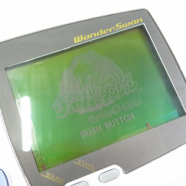 実際に弊社で買取させて頂いた【ジャンク】ワンダースワン,カラー FF2モデル 本体/ロマンシングサガ/チョコボの不思議なダンジョン ソフト 4点セットの画像 3枚目