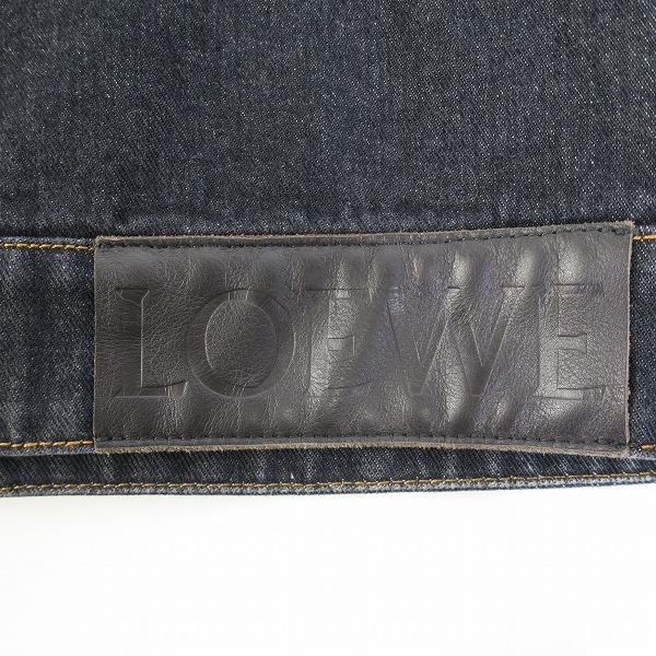 実際に弊社で買取させて頂いたLOEWE/ロエベ パズル デニム ジャケット H526Y13X12/42の画像 2枚目