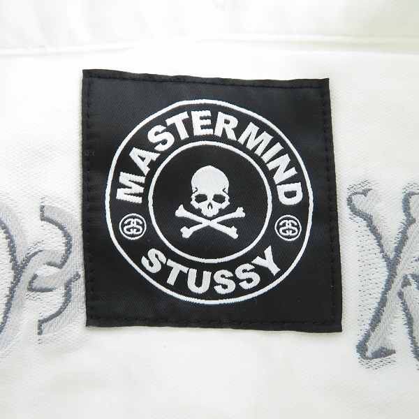 実際に弊社で買取させて頂いたSTUSSY×mastermind/ステューシー×マスターマインド スカル刺繍 長袖シャツ/Lの画像 2枚目
