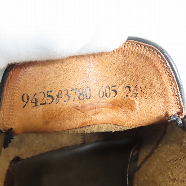 実際に弊社で買取させて頂いたREGAL × VAN JAC/リーガル × ヴァンジャケット タッセルローファー 3780/24.5EEの画像 5枚目