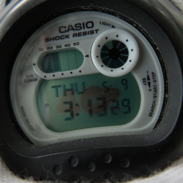 実際に弊社で買取させて頂いたG-SHOCK×BEAMS/Gショック×ビームス 40周年限定 ジェイソン クォーツ デジタル 腕時計 G-001BE-8JRの画像 4枚目