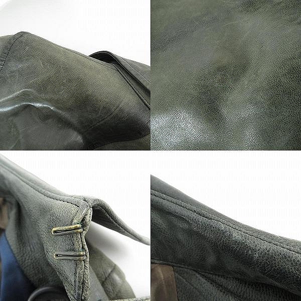 実際に弊社で買取させて頂いたPaul Smith COLLECTION/ポールスミスコレクション ゴートレザー コート  Mの画像 8枚目