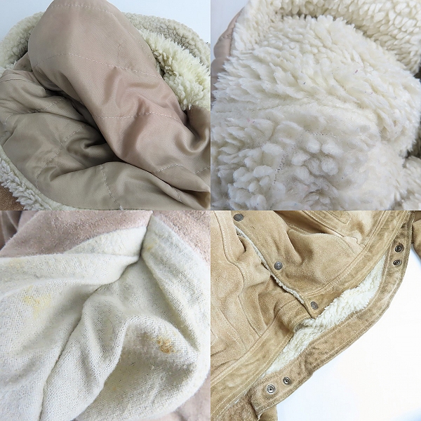 実際に弊社で買取させて頂いたLevi's/リーバイス スエード ボア ジャケット/XLの画像 6枚目