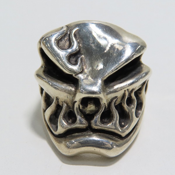 実際に弊社で買取させて頂いたSTARLINGEAR/スターリンギア スピットファイア スカル リング 24-25号の画像 1枚目