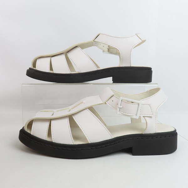 実際に弊社で買取させて頂いたBEAMS HEART/ビームスハート フェイクレザー グルカサンダル/42の画像 3枚目