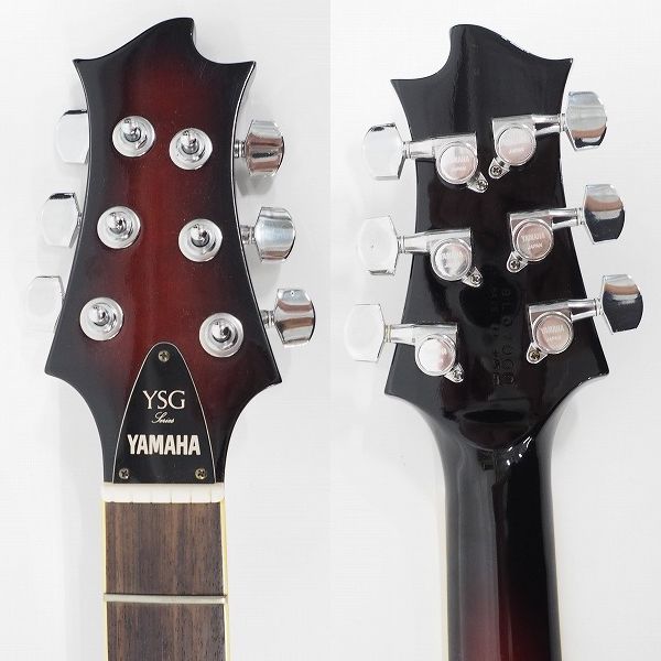 実際に弊社で買取させて頂いた★【弦無し】YAMAHA/ヤマハ YSG-II WR ダブルカッタウェイ エレキギター 日本製 ソフトケース付の画像 2枚目