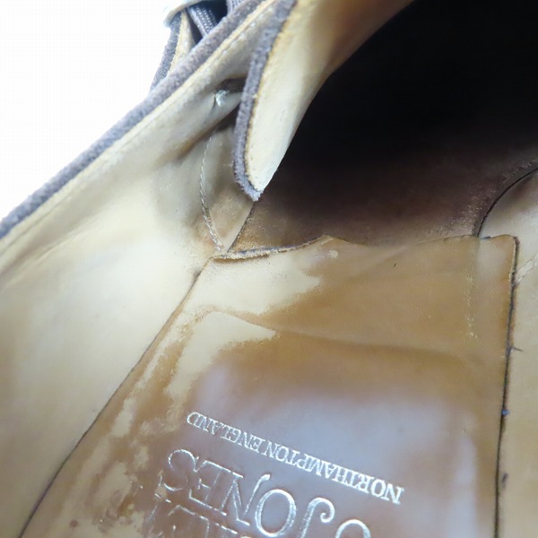 実際に弊社で買取させて頂いたCROCKETT&JONES/クロケット&ジョーンズ MALVERN/マルバーン スエード シングルモンクストラップ シューズ 9880/8の画像 6枚目
