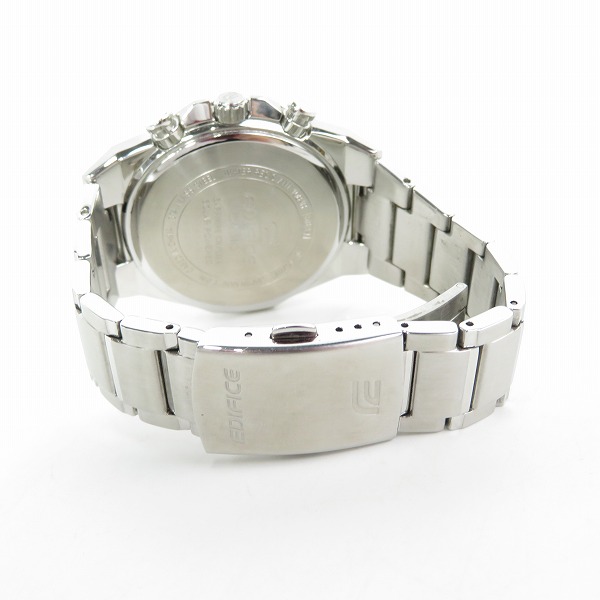 実際に弊社で買取させて頂いたCASIO/カシオ エディフィス ソーラー メンズ クロノグラフ 黒文字盤 EFS-S570YD-1AJFの画像 2枚目