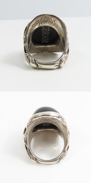 実際に弊社で買取させて頂いたALEX STREETER/アレックスストリーター 初期 ブラックマジックリング ダークサイドリング 12号の画像 3枚目