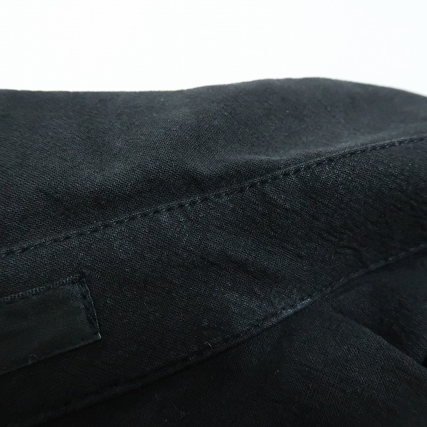 実際に弊社で買取させて頂いたNO ID/ノーアイディー 襟 シャツ 黒/1の画像 5枚目