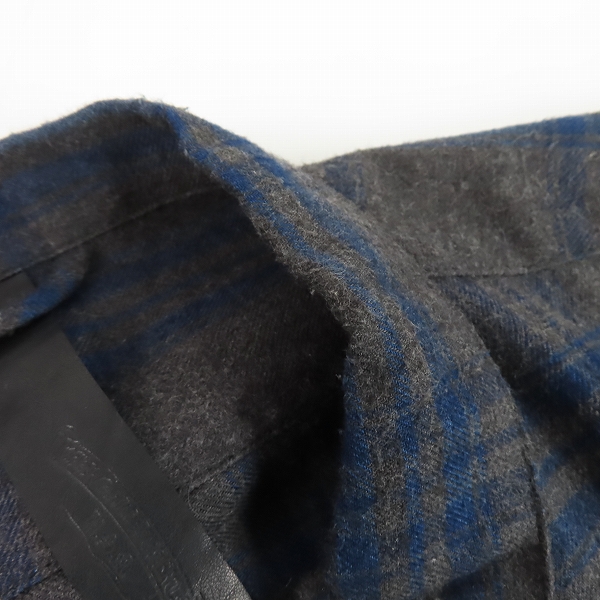 実際に弊社で買取させて頂いた【JPタグ】CHROME HERATS/クロムハーツ ダガー ボールジップ ネルシャツ Mの画像 8枚目