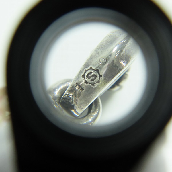 実際に弊社で買取させて頂いた【ギャラ付き】STARLINGEAR/スターリンギア Flower skull marble pendant/フラワー スカル マーブル ペンダント トップの画像 4枚目