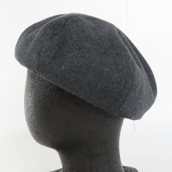 実際に弊社で買取させて頂いたFUNALIVE/ファンアライブ メルトン ビッグベレー帽 DS0-000-166100の画像 2枚目