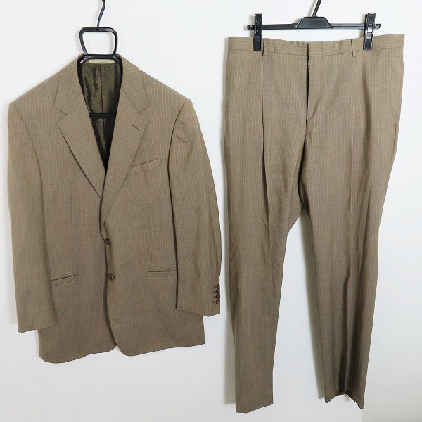 実際に弊社で買取させて頂いたVERSACE/ヴェルサーチ ストライプ ウール スーツ ジャケット/パンツ/セットアップ/54