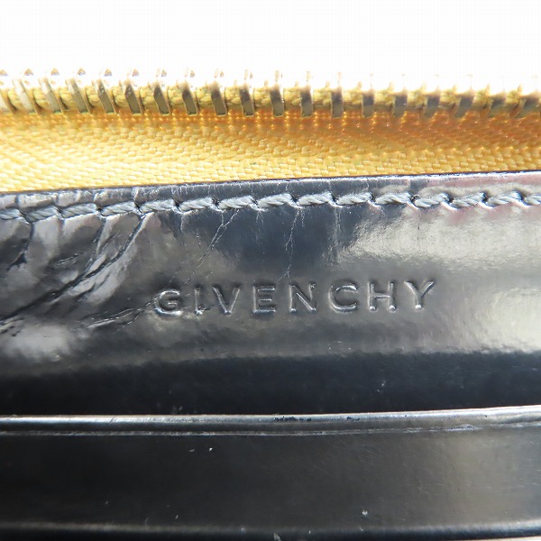 実際に弊社で買取させて頂いたGIVENCHY/ジバンシィ メタリックゴールド 長財布/ウォレットの画像 6枚目