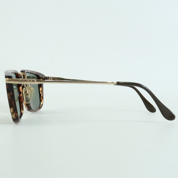 実際に弊社で買取させて頂いたRay-Ban/レイバン B&L/ボシュロム社製 べっ甲柄 コンビフレーム サングラス MT BL刻印の画像 2枚目