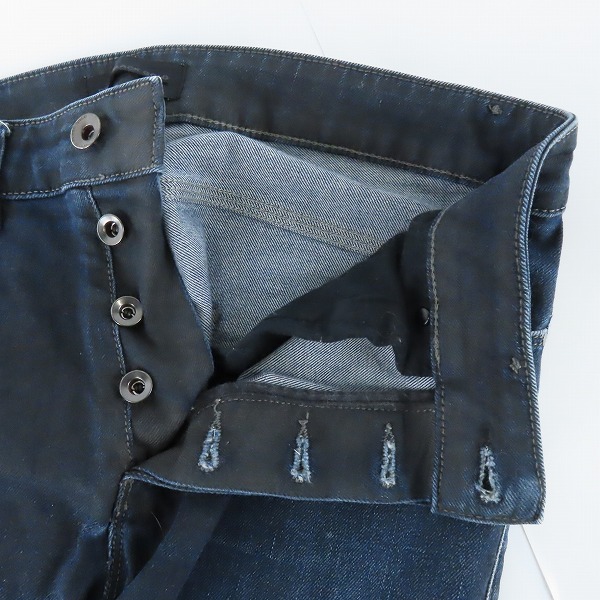 実際に弊社で買取させて頂いたDIESEL BLACK GOLD/ディーゼル ブラックゴールド TYPE-241 ストレッチ スリム  デニムパンツ/28の画像 6枚目