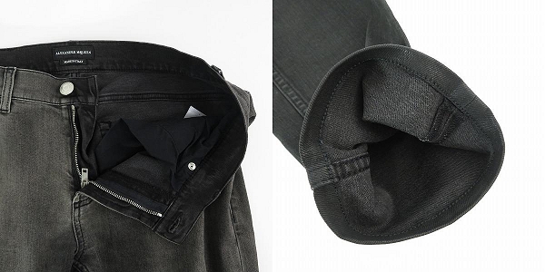 実際に弊社で買取させて頂いたAlexander McQueen/アレキサンダーマックイーン スカルワッペン スキニーパンツ/48の画像 8枚目