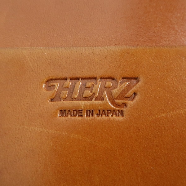実際に弊社で買取させて頂いたHERZ/ヘルツ レザー ショルダーバッグ ブラウンの画像 4枚目