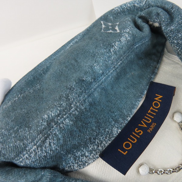 実際に弊社で買取させて頂いた【JPタグ】Louis Vuitton/ルイヴィトン 20SS モノグラム グラデーション デニムシャツジャケット RM201M QYZ HIS09W/XXLの画像 6枚目