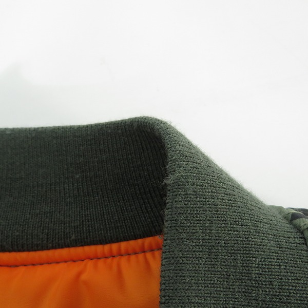 実際に弊社で買取させて頂いたHYSTERIC GLAMOU/ヒステリックグラマー プリマロフト MA-1 ジャケット 02173AB04/Sの画像 6枚目