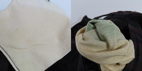 実際に弊社で買取させて頂いたEVISU/エヴィス チェック コットンパンツ Lot.2005/ダークグリーン系/30の画像 9枚目