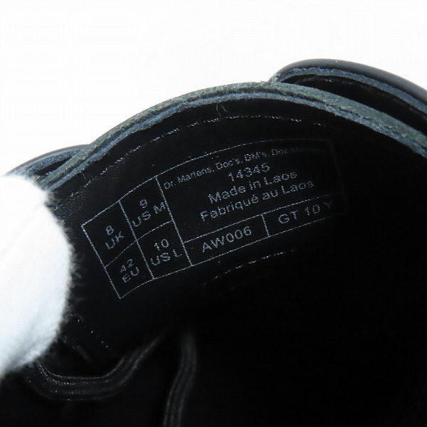 実際に弊社で買取させて頂いた【未使用】Dr.Martens/ドクターマーチン 1461 MONO 3EYE SHOE/3ホールブーツ 14345001/UK8の画像 5枚目