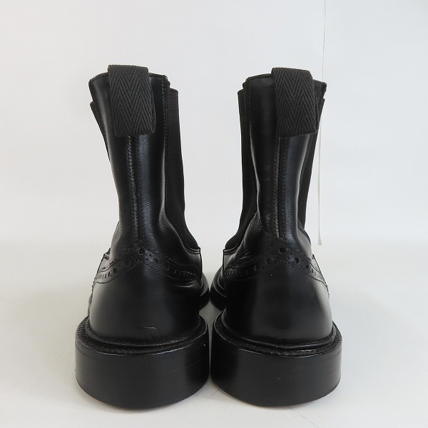 実際に弊社で買取させて頂いたTricker's/トリッカーズ サイドゴアブーツ ウィングチップ ブラック M2754/8.5の画像 1枚目
