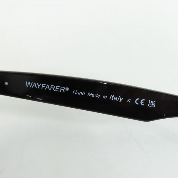 実際に弊社で買取させて頂いたRay-Ban/レイバン WAYFARER/ウェイファーラー サングラス RB2140-F 901/3Fの画像 6枚目