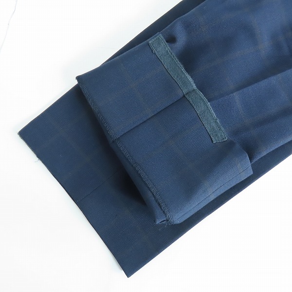 実際に弊社で買取させて頂いたTOMORROWLAND/トゥモローランド ウールチェック柄スラックスパンツ WS019CU/Sの画像 7枚目