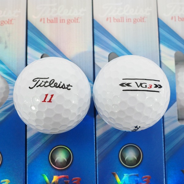 実際に弊社で買取させて頂いた【未使用】Titleist/タイトリスト VG3 ゴルフボール RAINBOW PEARL/レインボーパール 1ダース の画像 1枚目