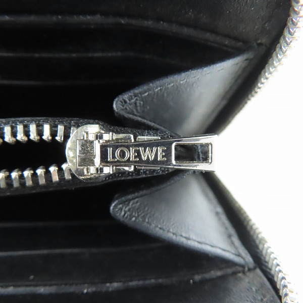 実際に弊社で買取させて頂いたLOEWE/ロエベ アナグラムロゴ ラウンドファスナー長財布 C499T12X05の画像 4枚目