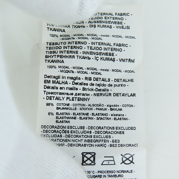 実際に弊社で買取させて頂いたEMPORIO ARMANI/エンポリオアルマーニ ジップアップ スウェット ジャケット 6L1MM3 1JUWZ/XLの画像 5枚目