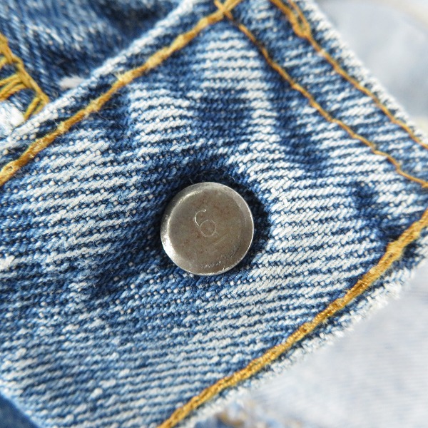 実際に弊社で買取させて頂いたLEVIS/リーバイス 501 刻印6 66モデル スモールe ヴィンテージデニムパンツ W42L34の画像 4枚目