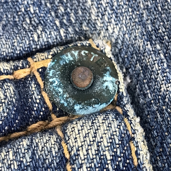 実際に弊社で買取させて頂いたHYSTERIC GLAMOUR/ヒステリックグラマー バッグプリント ワッペン付き デニムジャケット 2AB-6260/FREE の画像 6枚目