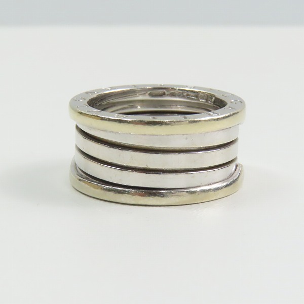 実際に弊社で買取させて頂いたBVLGARI/ブルガリ K18WG B-ZERO1/ビーゼロワン 3バンド リング/指輪 57/16号の画像 4枚目