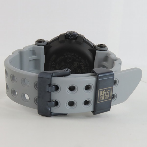 実際に弊社で買取させて頂いたG-SHOCK/Gショック FROGMAN/フロッグマン 電波ソーラー ROYAL NAVYコラボ GWF-A1000RN-8AJRの画像 3枚目