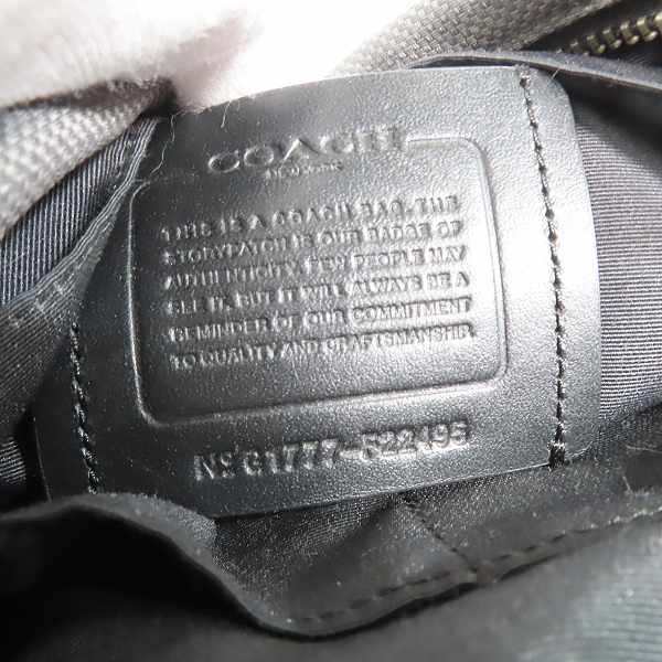 実際に弊社で買取させて頂いたCOACH/コーチ ショルダーバッグ クロスボディー F22495の画像 6枚目