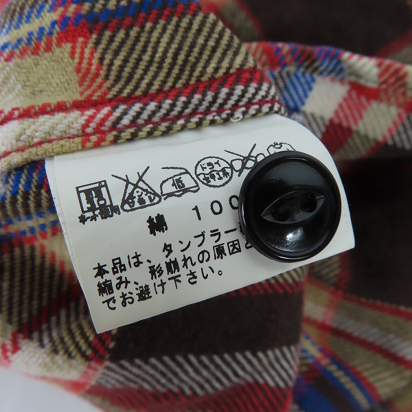 実際に弊社で買取させて頂いたSUGAR CANE/シュガーケーン ネルシャツ SC26310/Mの画像 4枚目